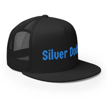 Load image into Gallery viewer, Gorra tipo trucker bordad azul