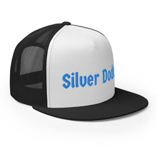 Load image into Gallery viewer, Gorra tipo trucker bordad azul