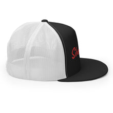 Load image into Gallery viewer, Gorra tipo trucker bordado rojo