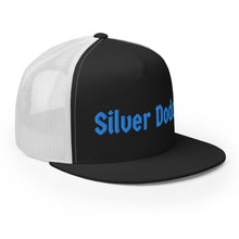 Load image into Gallery viewer, Gorra tipo trucker bordad azul