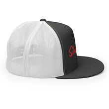 Load image into Gallery viewer, Gorra tipo trucker bordado rojo