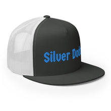 Load image into Gallery viewer, Gorra tipo trucker bordad azul