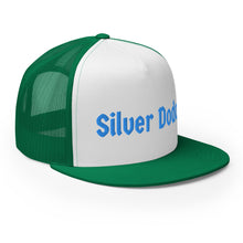 Load image into Gallery viewer, Gorra tipo trucker bordad azul
