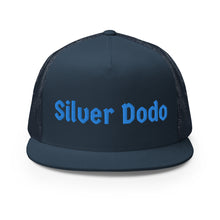 Load image into Gallery viewer, Gorra tipo trucker bordad azul