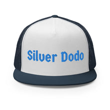 Load image into Gallery viewer, Gorra tipo trucker bordad azul