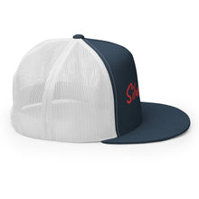 Load image into Gallery viewer, Gorra tipo trucker bordado rojo