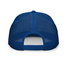 Load image into Gallery viewer, Gorra tipo trucker bordad azul
