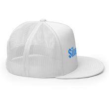Load image into Gallery viewer, Gorra tipo trucker bordad azul