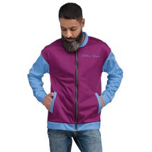 Cargar imagen en el visor de la galería, Chaqueta bomber unisex Nydia berenjena