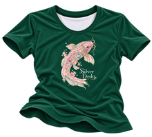 Cargar imagen en el visor de la galería, Camiseta para mujer A Night in Kyoto British Racing Green