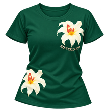 Cargar imagen en el visor de la galería, Camiseta para mujer Natalia Idara verde británico