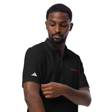 Load image into Gallery viewer, Polo deportivo adidas con Silver Dodo (bordado rojo)