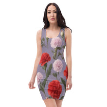 Load image into Gallery viewer, Vestido ajustado Silken Carnations fab
