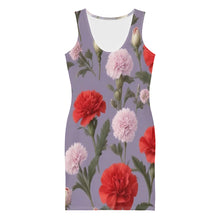 Load image into Gallery viewer, Vestido ajustado Silken Carnations fab