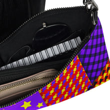 Load image into Gallery viewer, Bolso con correa estampado patchwork