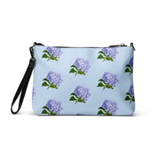 Load image into Gallery viewer, Bolso con correa Hortensias azul
