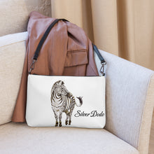 Load image into Gallery viewer, Bolso con correa Zebra blanco
