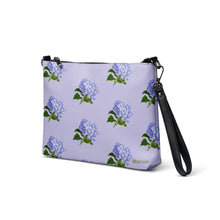 Load image into Gallery viewer, Bolso con correa Hortensias melrose