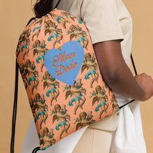 Load image into Gallery viewer, Mochila con cordones Deleite rosa melocotón Celestial