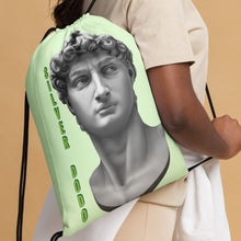 Load image into Gallery viewer, Mochila con cordones David verde