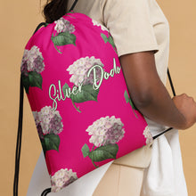 Load image into Gallery viewer, Mochila con cordones Obdulia fucsia