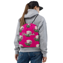 Load image into Gallery viewer, Mochila con cordones Obdulia fucsia