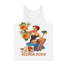 Load image into Gallery viewer, Camiseta de tirantes unisex Magnolia blanco