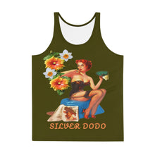 Load image into Gallery viewer, Camiseta de tirantes unisex Magnolia verde karaka