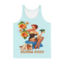 Load image into Gallery viewer, Camiseta de tirantes unisex cyan ligero