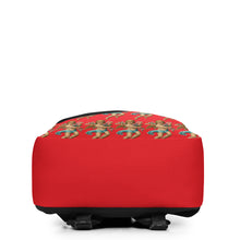 Load image into Gallery viewer, Mochila minimalista Deleite rojo celestial