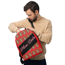 Load image into Gallery viewer, Mochila minimalista Deleite rojo celestial