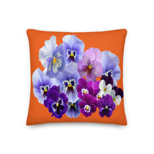 Load image into Gallery viewer, Cojín premium Lora naranja star