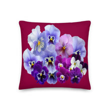 Load image into Gallery viewer, Cojín premium Lora burgundi star