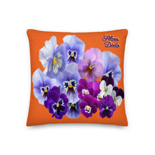 Load image into Gallery viewer, Cojín premium Lora naranja star