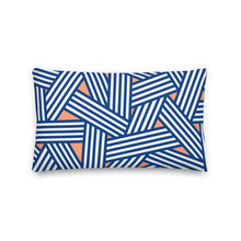 Load image into Gallery viewer, Cojín premium rayas superpuestas star