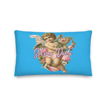 Load image into Gallery viewer, Cojín premium Euforia azul cielo profundo Opaline