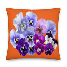 Load image into Gallery viewer, Cojín premium Lora naranja star