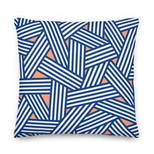 Load image into Gallery viewer, Cojín premium rayas superpuestas star