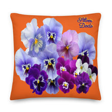 Load image into Gallery viewer, Cojín premium Lora naranja star