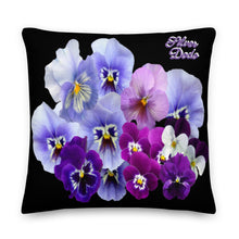 Load image into Gallery viewer, Cojín premium Lora negro star