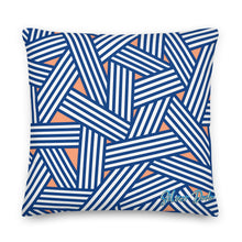 Load image into Gallery viewer, Cojín premium rayas superpuestas star