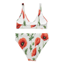 Load image into Gallery viewer, Bikini reciclado talle alto Brisa de Amapolas