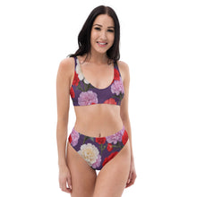 Load image into Gallery viewer, Bikini reciclado talle alto Claveles Enchantés