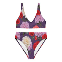 Load image into Gallery viewer, Bikini reciclado talle alto Claveles Enchantés