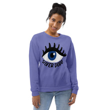 Load image into Gallery viewer, Sudadera unisex EYE azul chetdowe