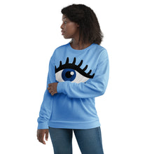Load image into Gallery viewer, Sudadera unisex EYE jordy azul