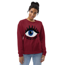Load image into Gallery viewer, Sudadera unisex EYE burgundy