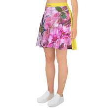 Load image into Gallery viewer, Falda skater Silvana amarillo paris daisy