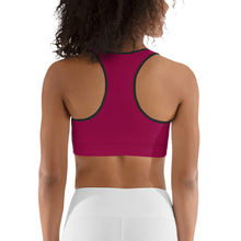 Load image into Gallery viewer, Sujetador deportivo burgundy 2 basic