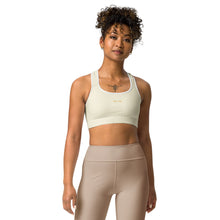 Load image into Gallery viewer, Sujetador deportivo apricot white basic
